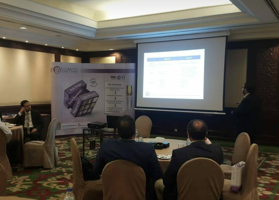 Biomate's Dental Implant Lecture in Egypt