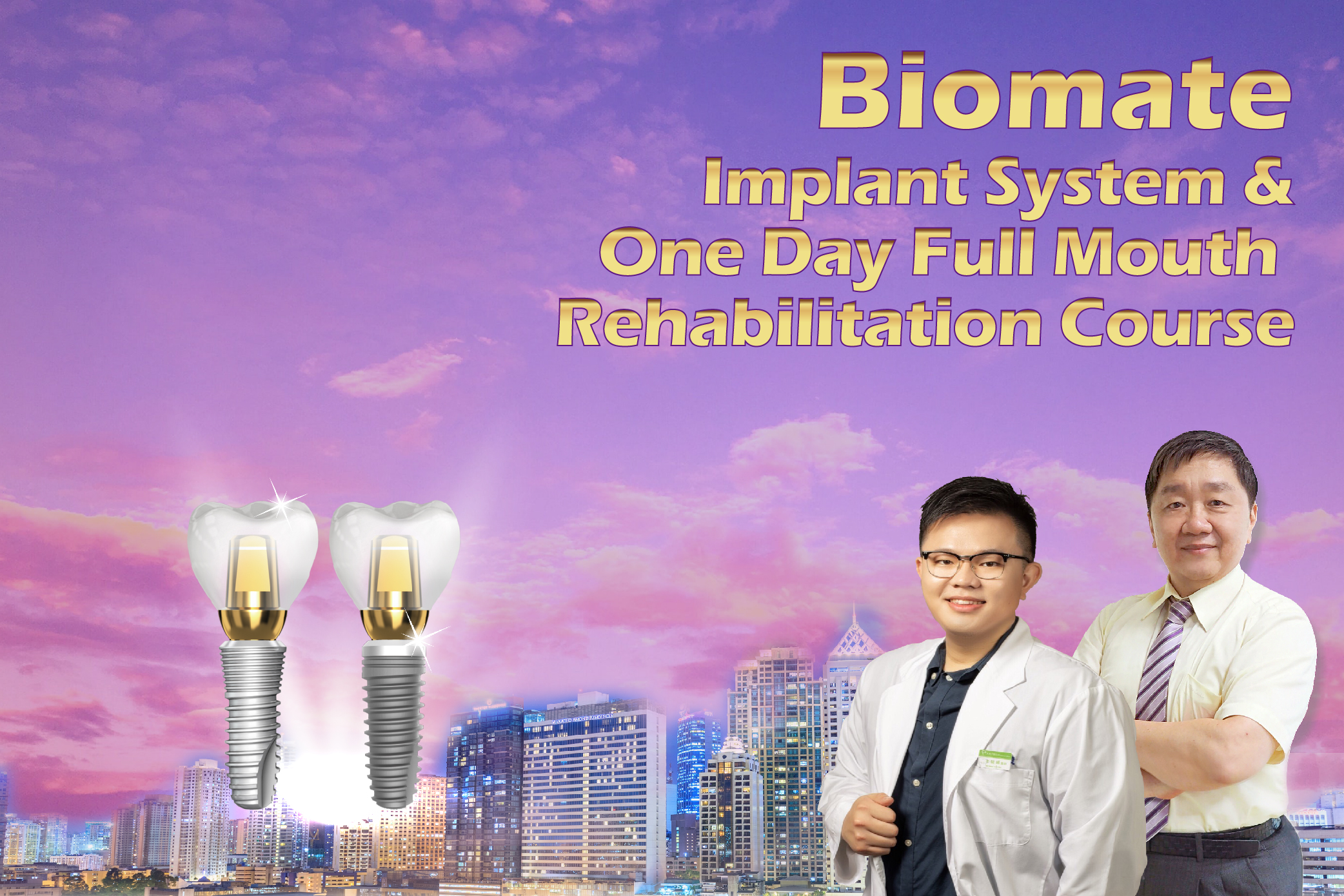 Implant system & one day full mouth rehabilitation surgery training course in Philippines