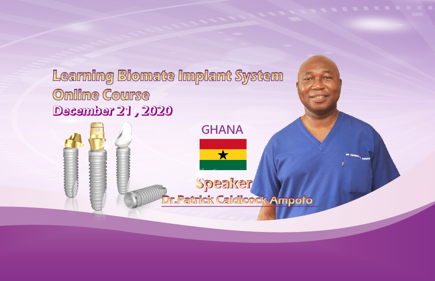 Biomate’s partner White Star held the dental implant hands-on course on 21 December for Ghana doctors