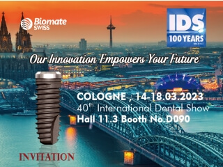 Meet the BiomateSWISS team in 40th Cologne International Dental Show