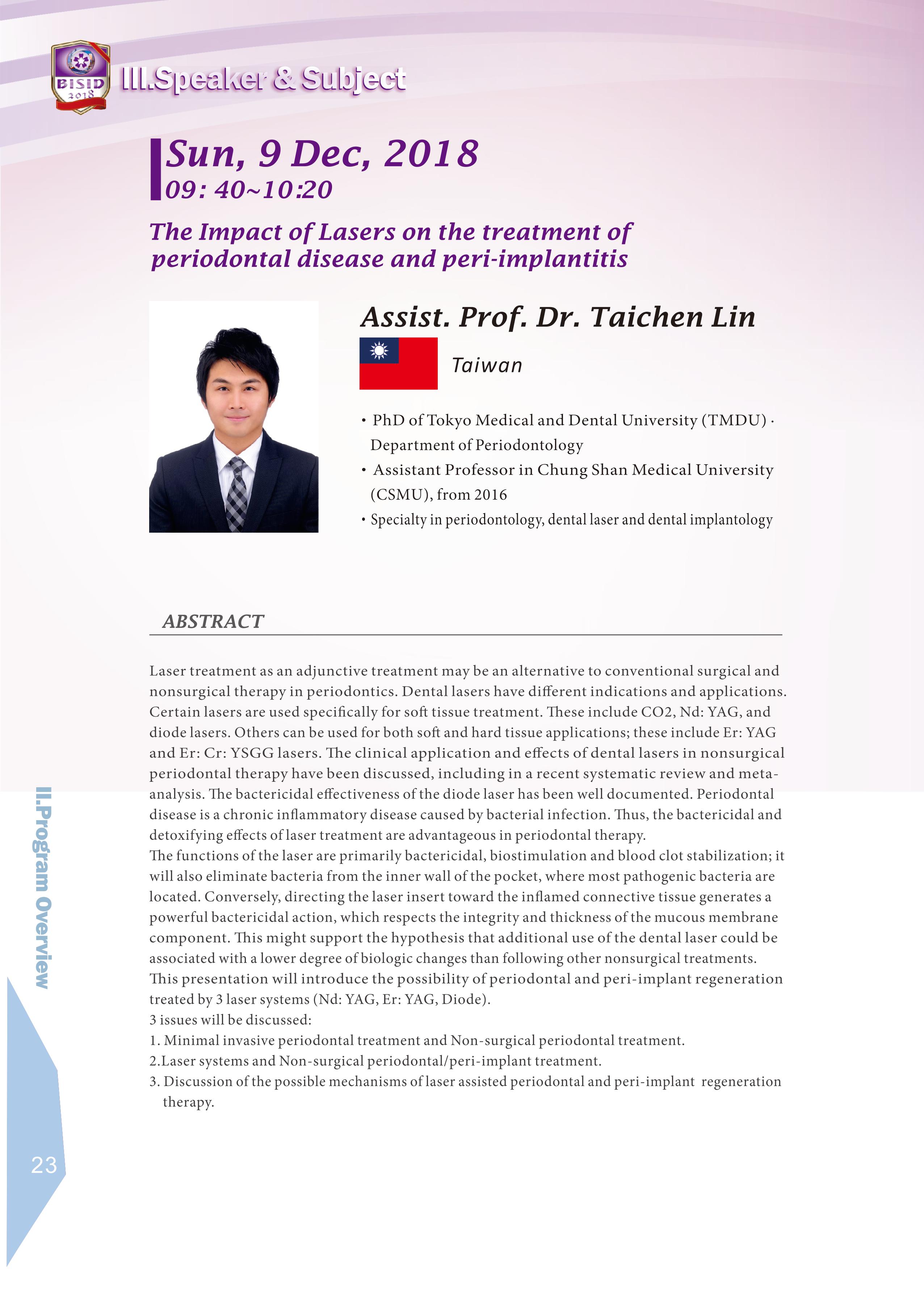 Assist.Prof.Dr.Taichen Lin